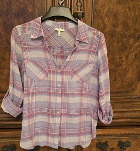 Joie Multicolor Plaid Shirt